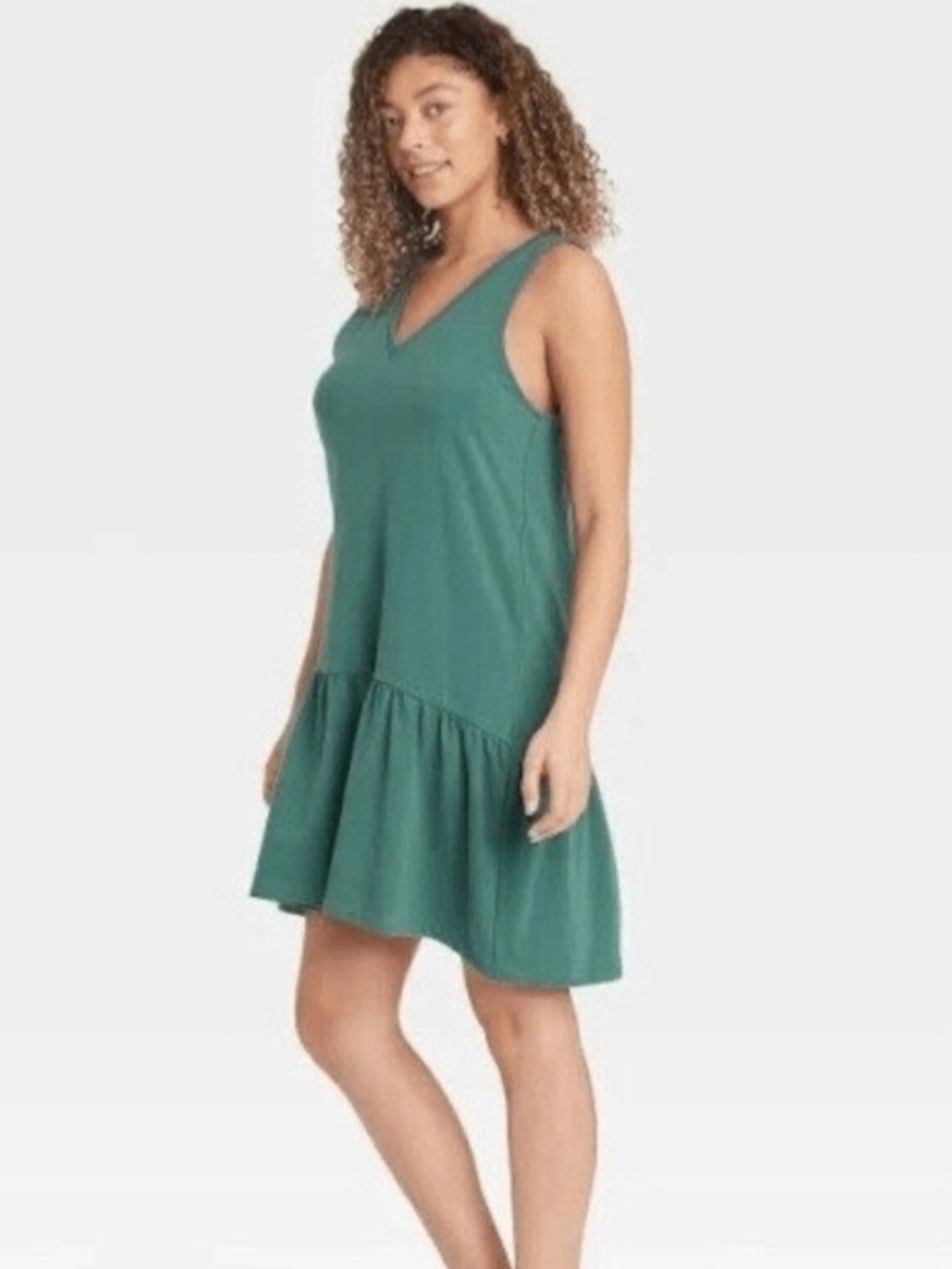 A New Day Sleeveless Drop Waist Knit Midi Dress - XS